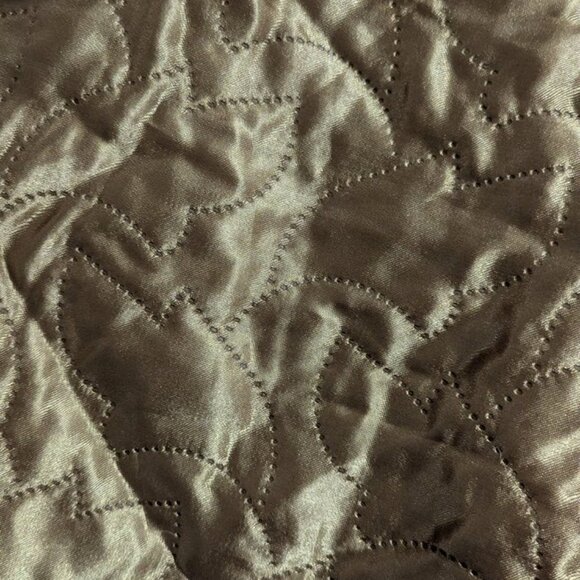 *3 FOR $9* Trim A Home 48" Christmas Shiny Solid Quilted Tie Bow Gold Tree Skirt - Picture 2 of 2